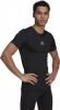 Adidas Baselayer T shirt Aeroready Primegreen Techfit Zwart/Wit online kopen