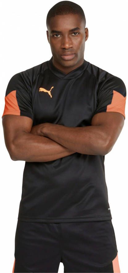 PUMA individualFinal Trainingsshirt Zwart Oranje online kopen