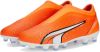 PUMA Ultra Match Veterloze Gras/Kunstgras Voetbalschoenen(MG)Kids Oranje Wit Blauw online kopen