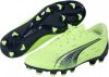 PUMA Ultra Play Gras/Kunstgras Voetbalschoenen(MG)Kids Lichtgroen Zwart online kopen