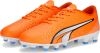 PUMA Ultra Play Gras/Kunstgras Voetbalschoenen(MG)Kids Oranje Wit Blauw online kopen