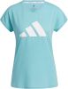 Adidas 3 Stripes Training T shirt Mint Ton/White Dames online kopen