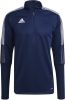 Adidas Performance Tiro 21 voetbalsweater donkerblauw/wit online kopen