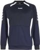 Hummel Senior sportsweater Authentic top RN donkerblauw/wit online kopen