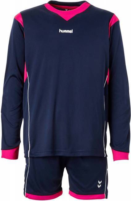 Hummel Senior Keepersset donkerblauw/roze online kopen