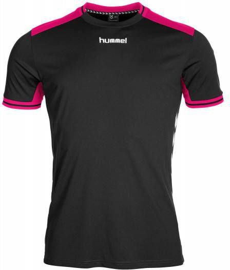 Hummel sport T shirt zwart/roze online kopen
