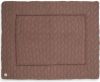 Jollein reversible boxkleed 75x95cm Spring knit chestnut online kopen