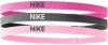 Nike haarbandjes (set van 3) fuchsia/grijs/roze online kopen