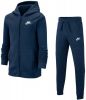 Nike Sportswear Fleece Trainingspak Junior Midnight Navy/Midnight Navy/Midnight Navy/White/White Kind online kopen