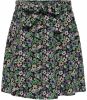 ONLY KIDS GIRL gebloemde rok KOGSELMA JASMIN zwart/groen/paars online kopen