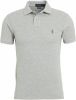 POLO Ralph Lauren gemêleerde slim fit polo grijs melange online kopen