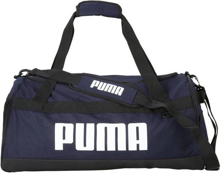 Puma Challenger Duffel Bag M sporttas donkerblauw/zwart online kopen