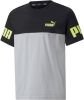 PUMA Power T Shirt Kids Lichtgrijs Zwart online kopen