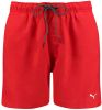 Puma Zwembroeken Medium Length Swim Shorts Rood online kopen